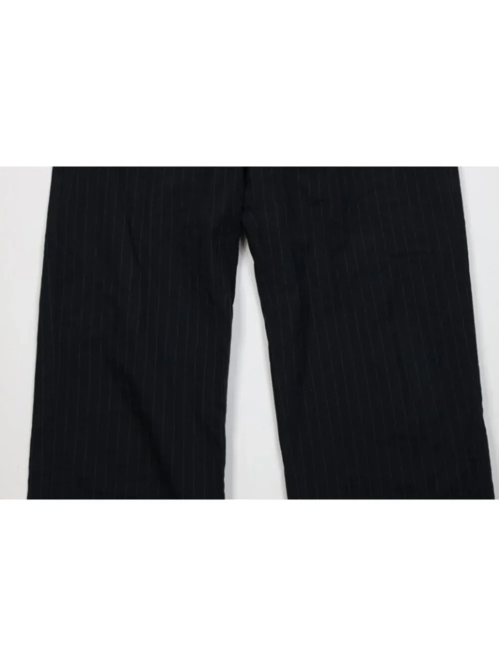 Vtg Y2K 2008 Banana Republic Mens 36x32 Wool Blend Knit Striped Wide Leg Pants